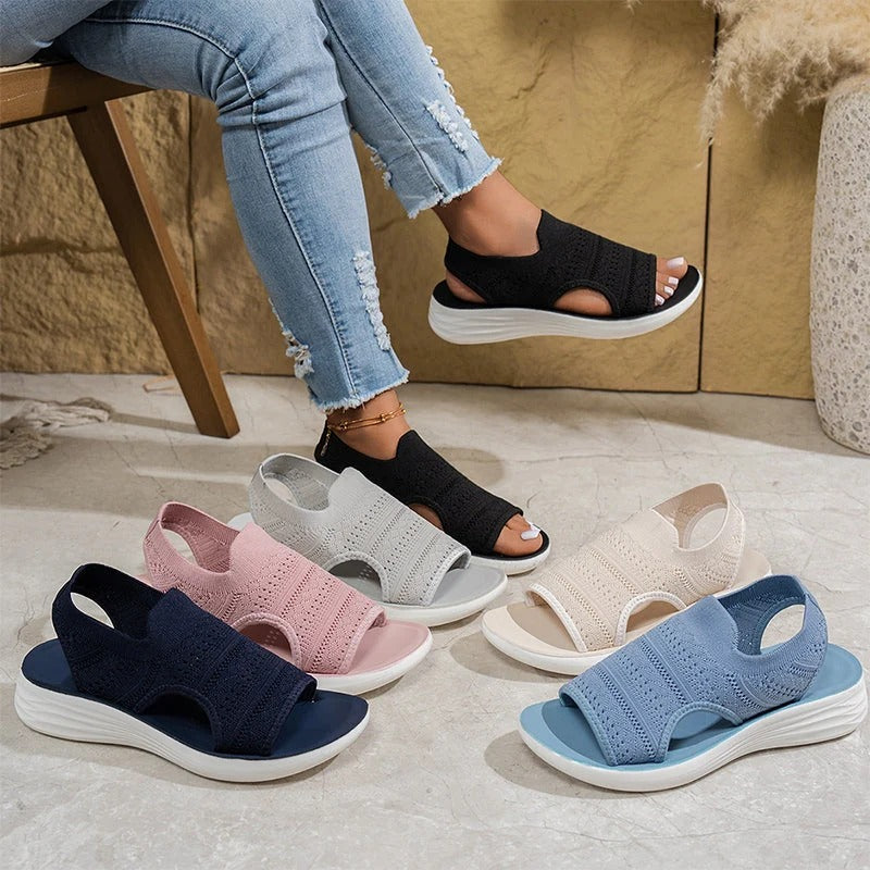 Amanda | Sandalias de plataforma transpirables para mujer