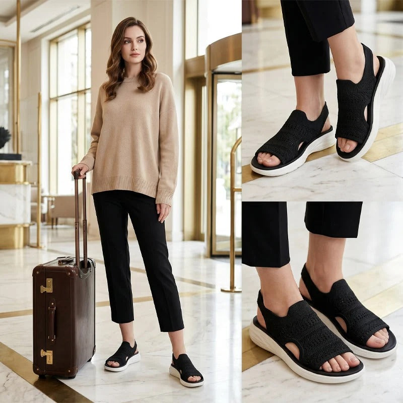 Amanda | Sandalias de plataforma transpirables para mujer