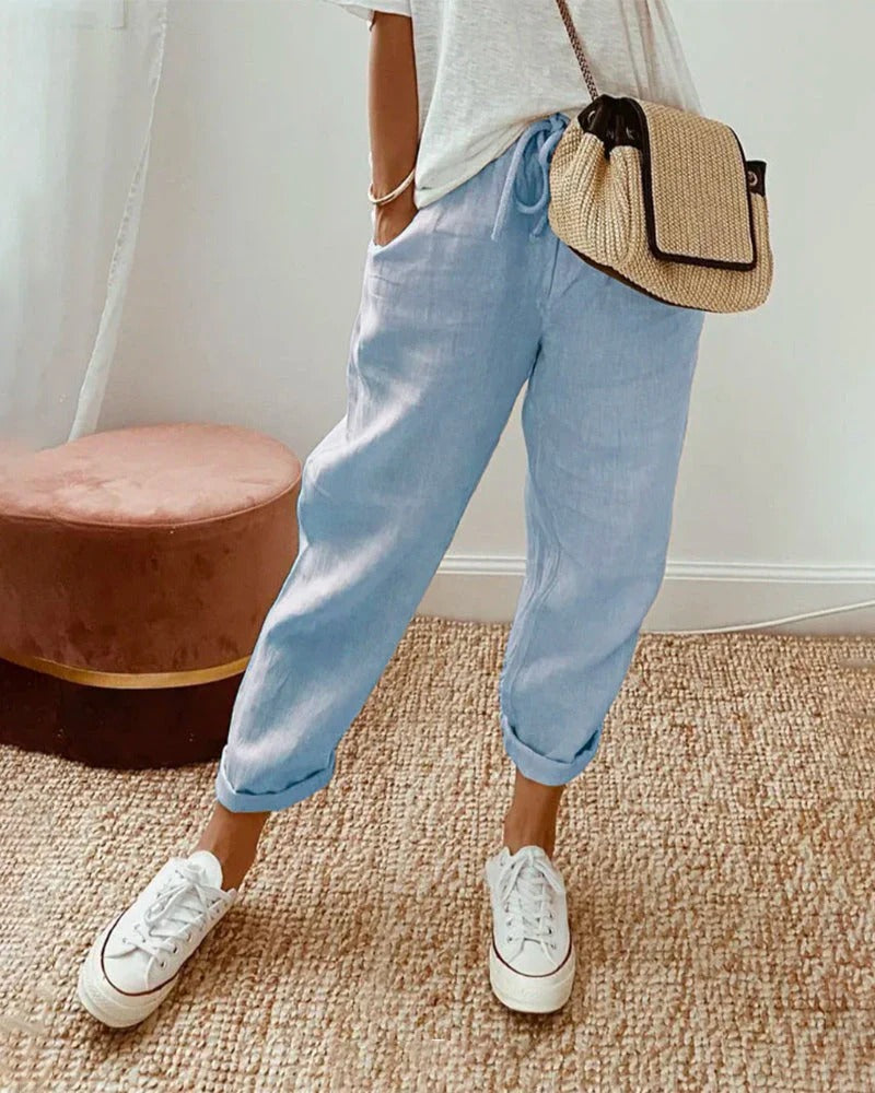 lorena-Pantalones casuales y elegantes