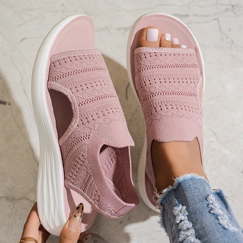 Amanda | Sandalias de plataforma transpirables para mujer