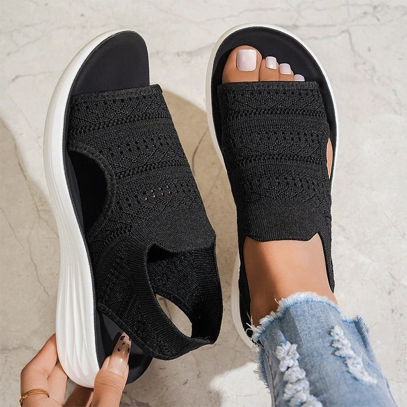 Amanda | Sandalias de plataforma transpirables para mujer