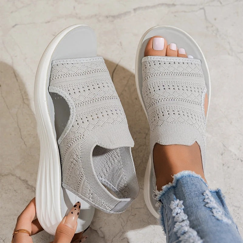 Amanda | Sandalias de plataforma transpirables para mujer