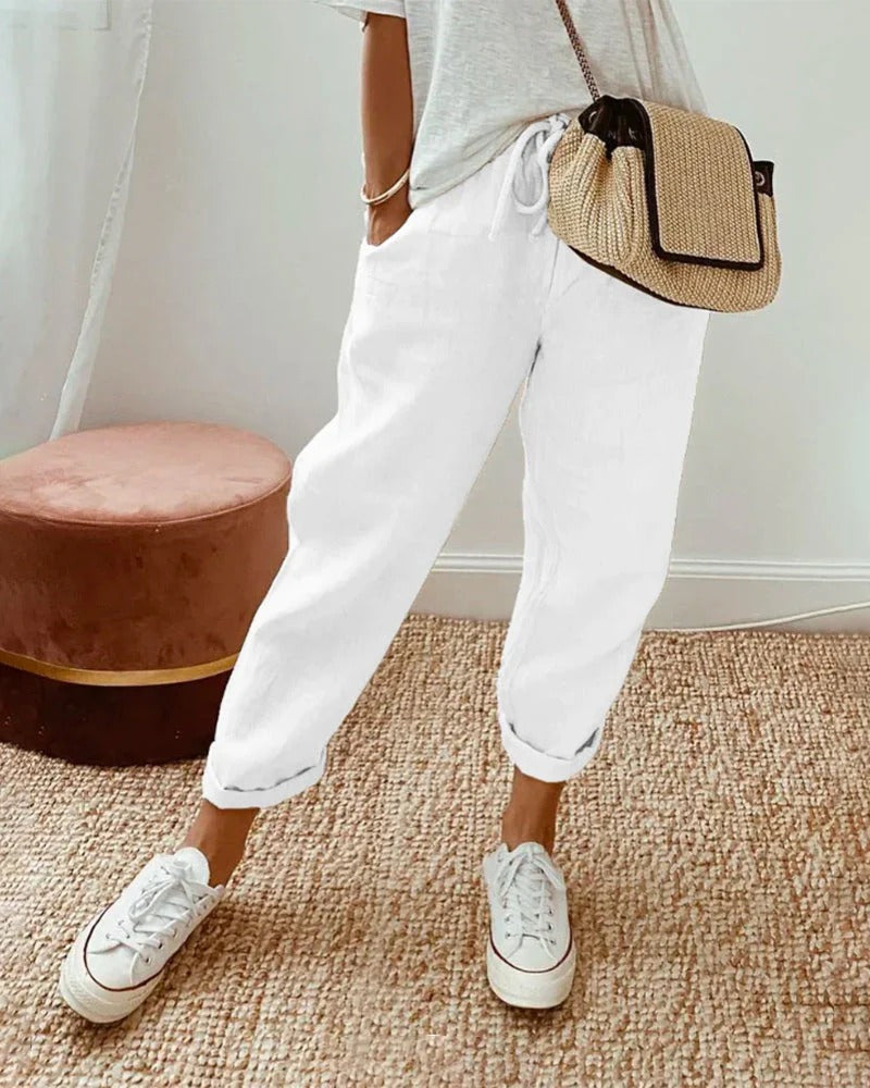 lorena-Pantalones casuales y elegantes