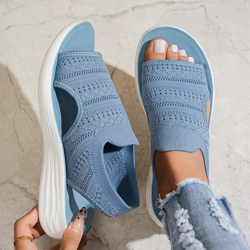 Amanda | Sandalias de plataforma transpirables para mujer