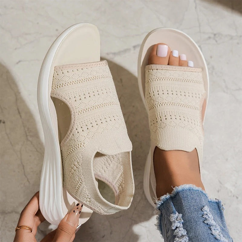 Amanda | Sandalias de plataforma transpirables para mujer