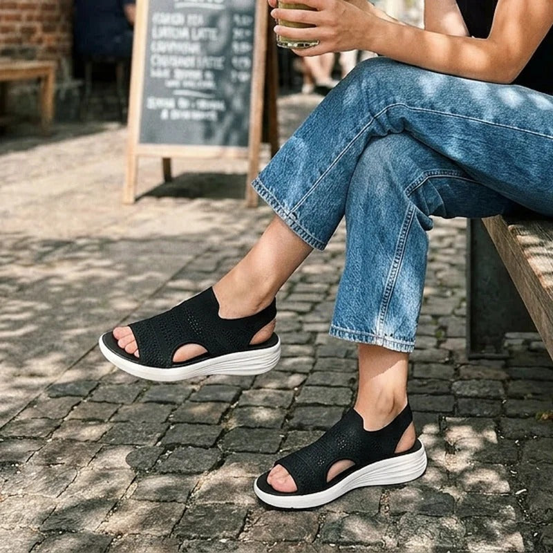 Amanda | Sandalias de plataforma transpirables para mujer