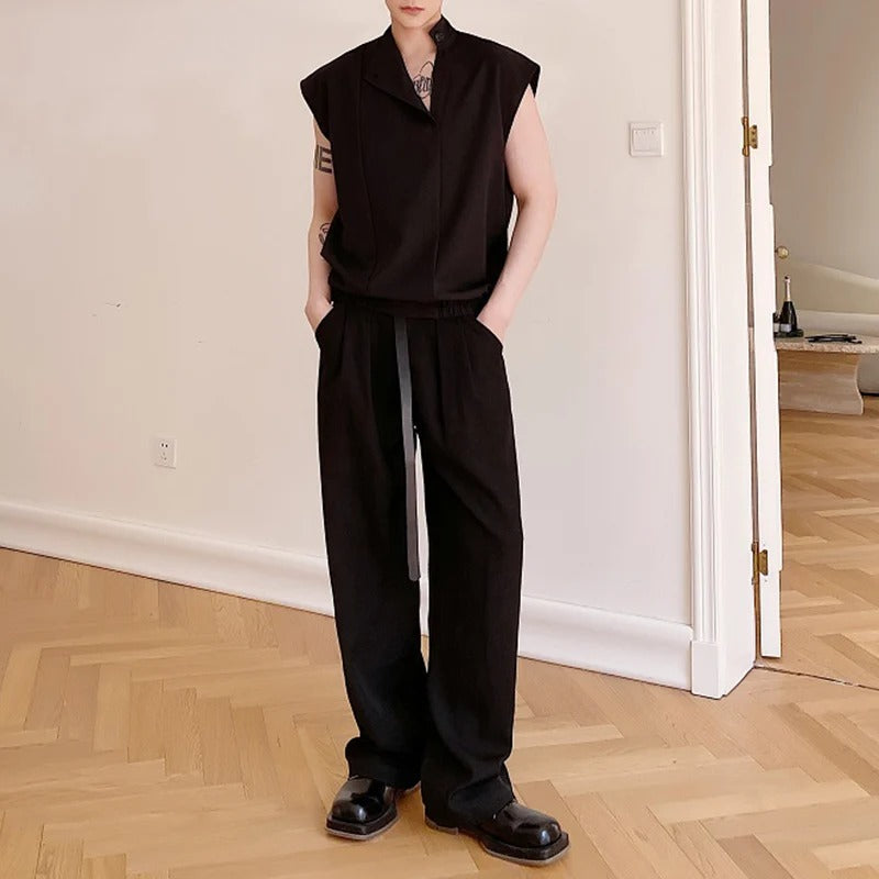 Jose-Chaleco sin mangas con cuello alto