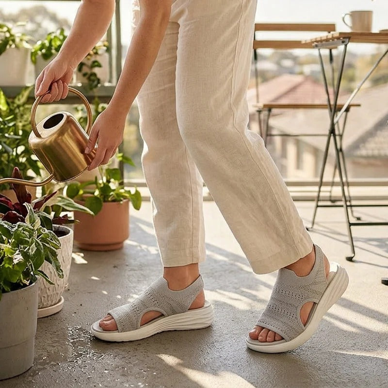 Amanda | Sandalias de plataforma transpirables para mujer